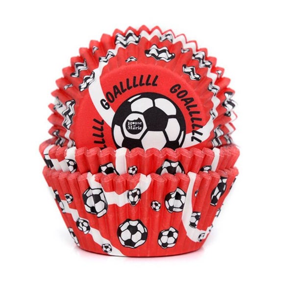 HOM baking cups voetbal oranje