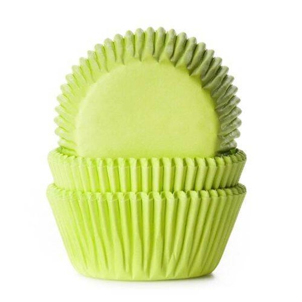 HOM baking cups lime green