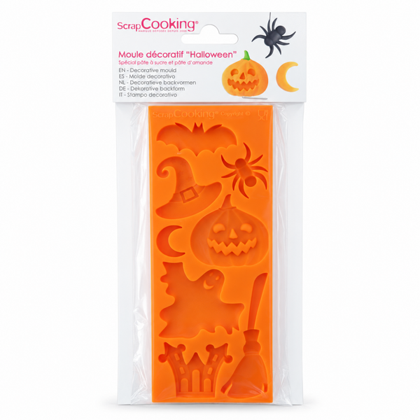 Halloween decoratiemat voor fondant of marsepein