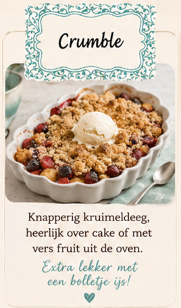 Crumble "home made"