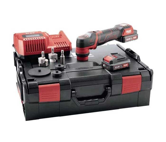 Flex Accupolijstmachine 12 V, rotatief en excentrisch vrijlopend PXE 80 12- EC (voor rotatiewerkzaamheden, ergonomisch) 532267
