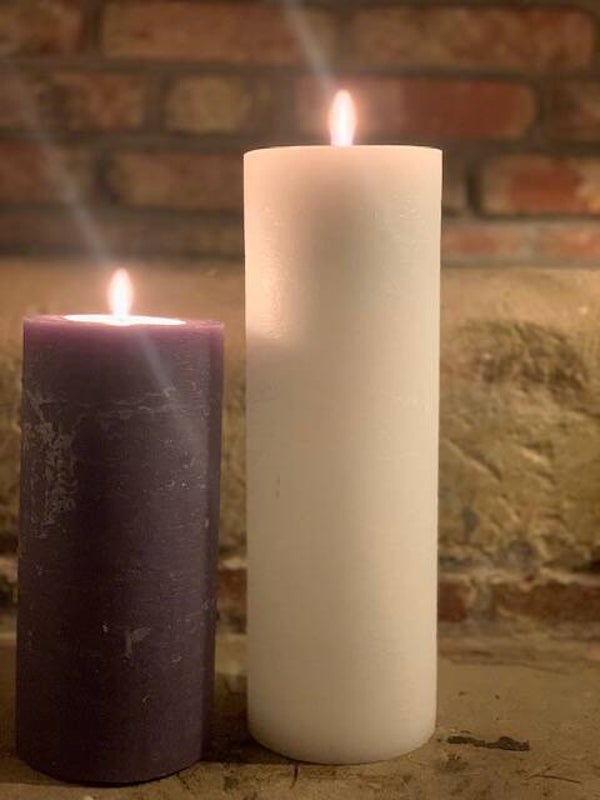 kaars voor altijd  White