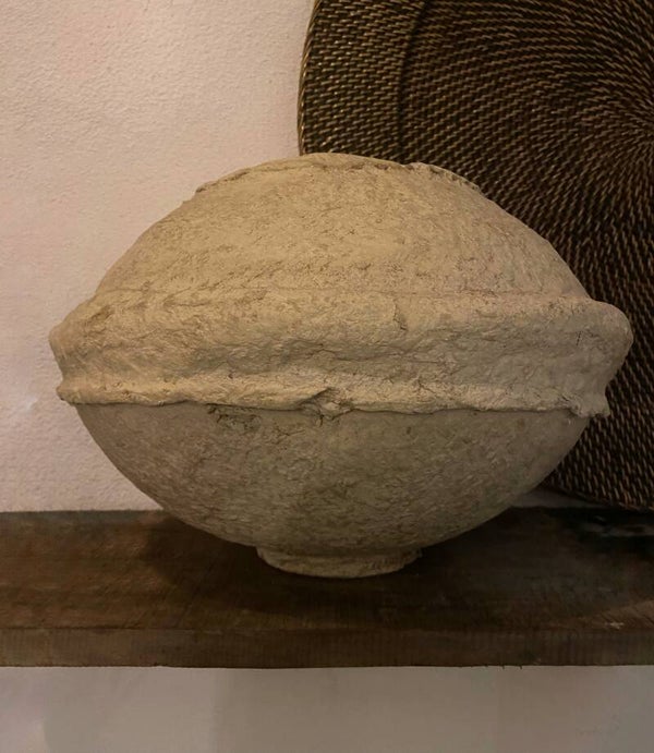 Papier maché vaas 4