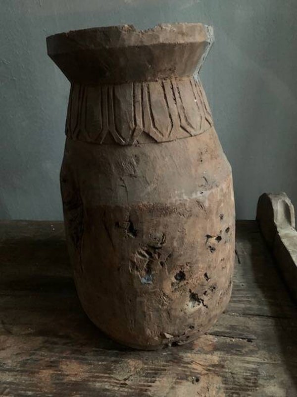 Kruik oud hout