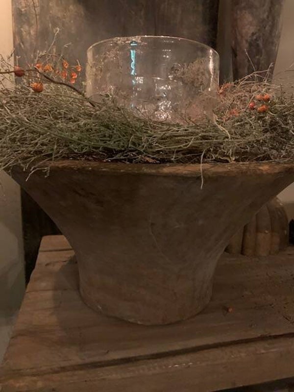 Unieke houten schaal