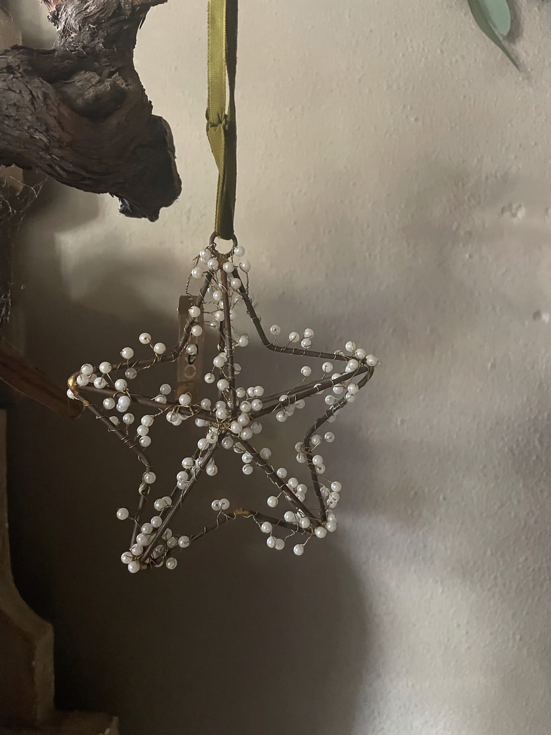 ster met kleine pareltjes mt S