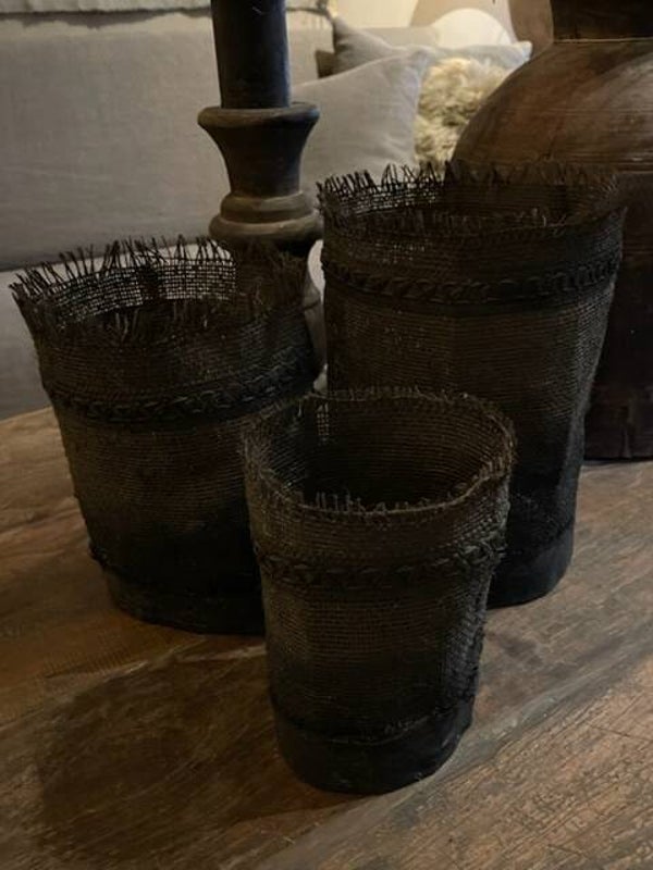 Windlicht covers zonder muntjes set van drie