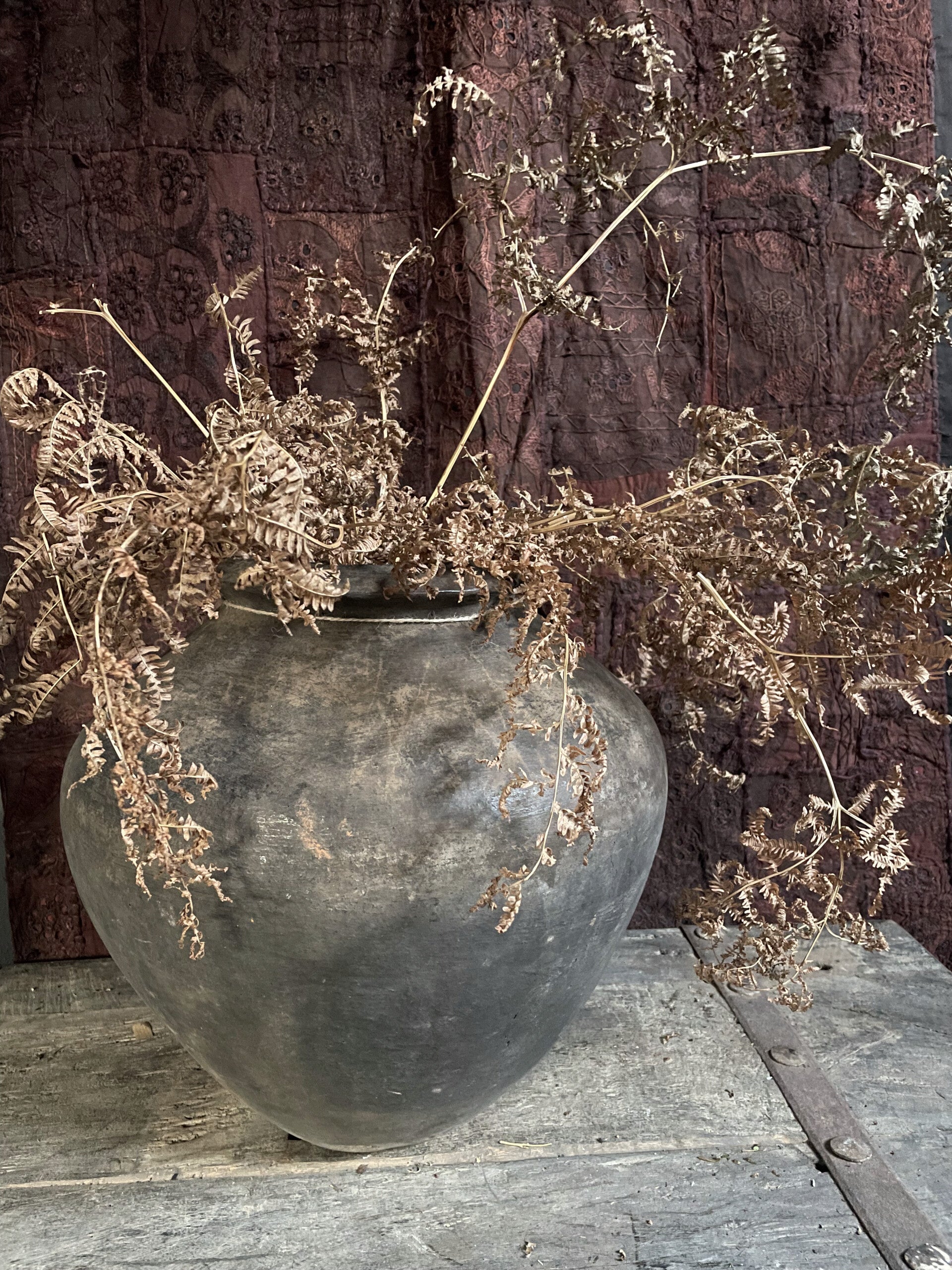 Unieke oude vaas mt L