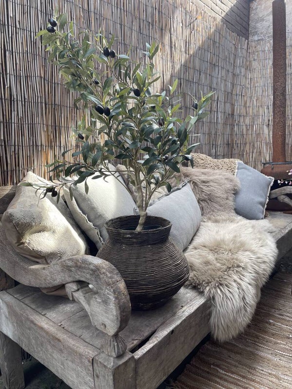 Kunst olijfboompje groot