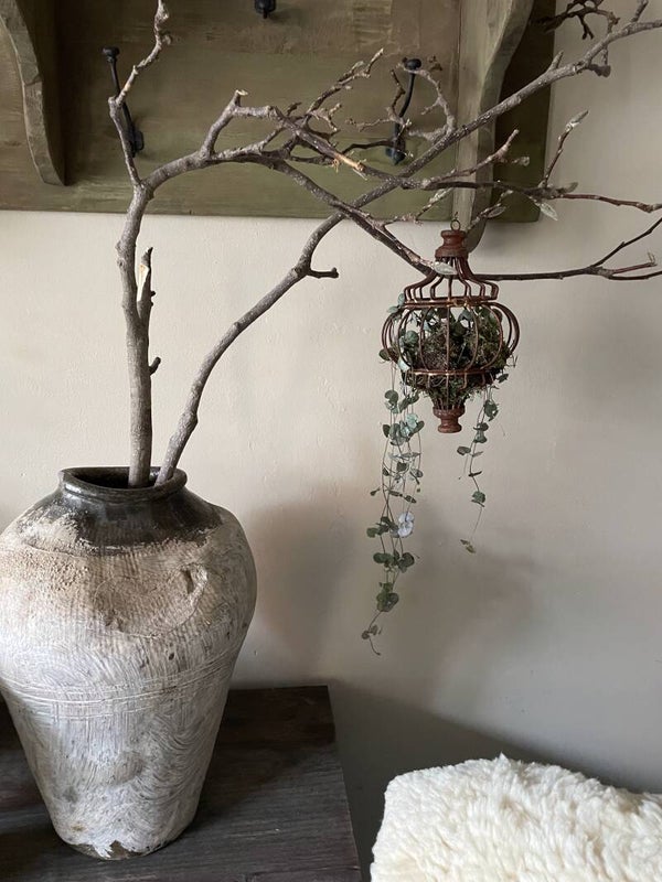 roestige hangbol excl plantje