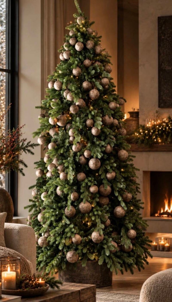 Houten kerstballen klein