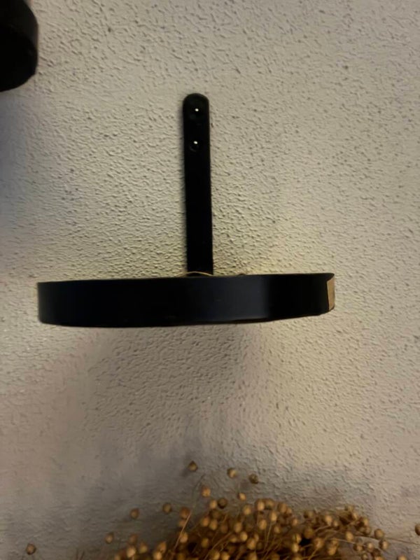 Wandhanger staal zwart