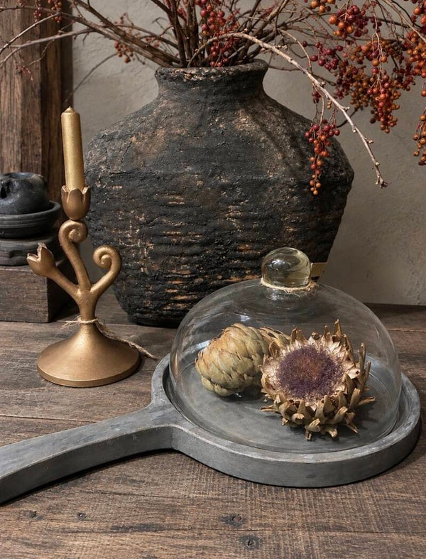 Glas stolp groot
