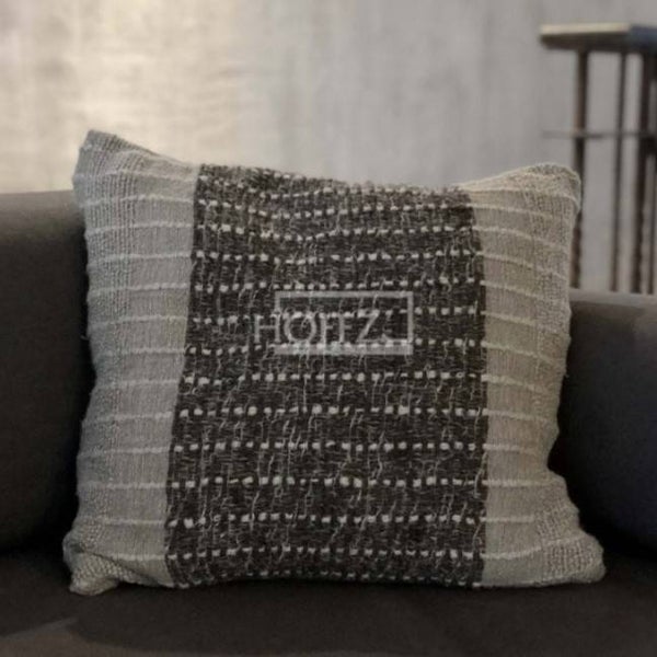 Kussen naturel /bruin middenstuk