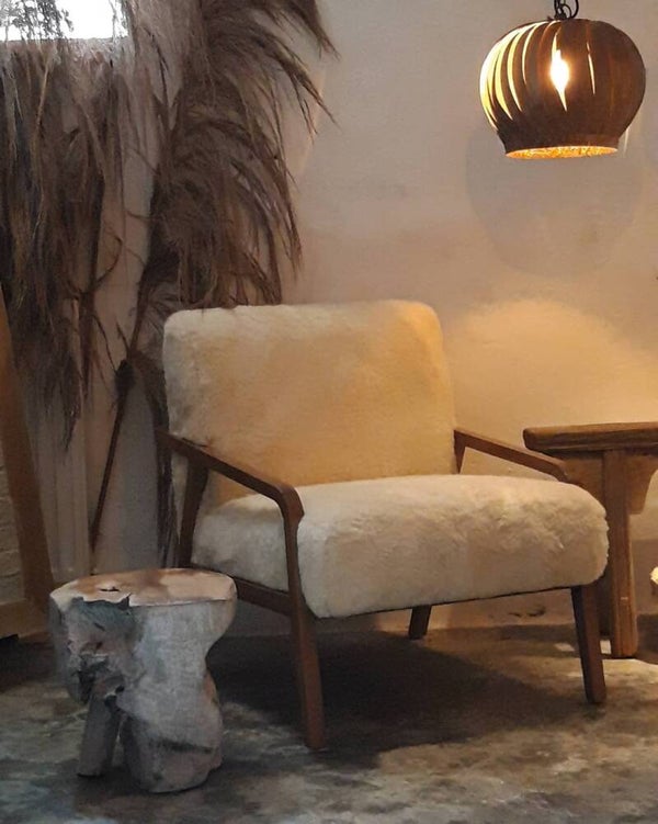 stoel zuiver scheerwol