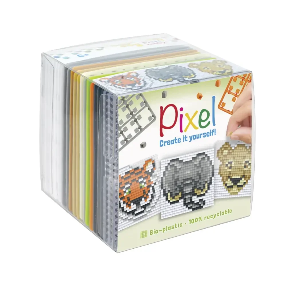 Pixel-3-pack wilde dieren
