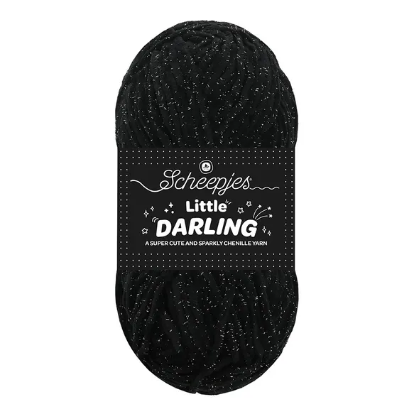 Scheepjes Little Darling Sparkle 1x50g - 410S Panda Sparkle