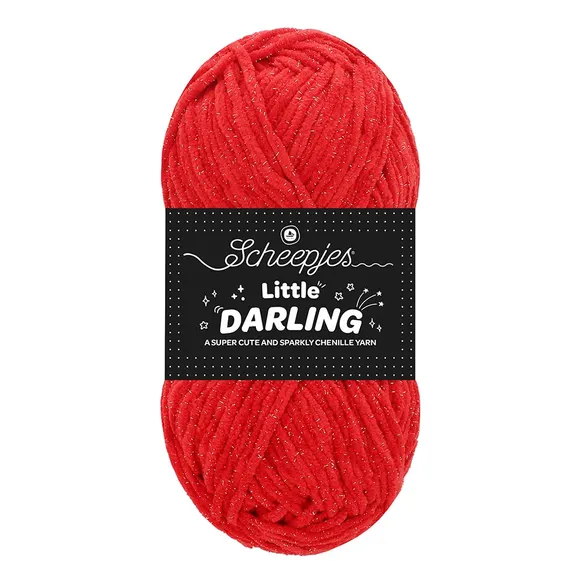 Scheepjes Little Darling Sparkle 1x50g - 427S Cherry Sparkle