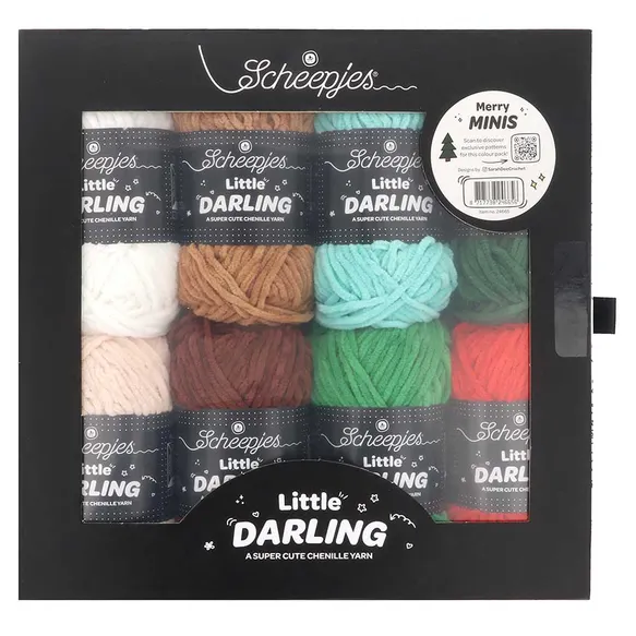 Scheepjes Little Darling colour pack 8x25g- 1st- Merry Minis