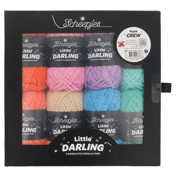 Scheepjes Little Darling colour pack 8x25g - 1st - Aqua Crew