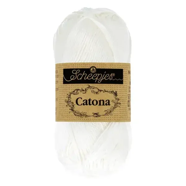 Scheepjes Catona 50g- 106 Snow White