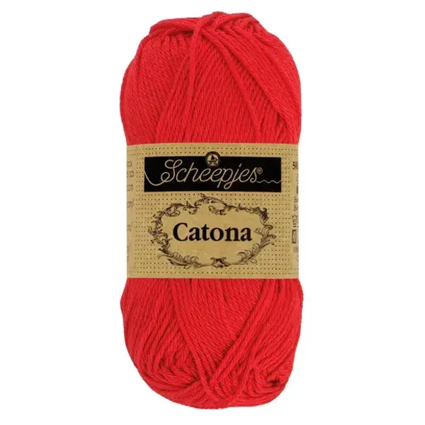 Scheepjes Catona 50g - 115 Hot Red