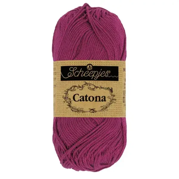 Scheepjes Catona 50g - 128 Tyrian Purple