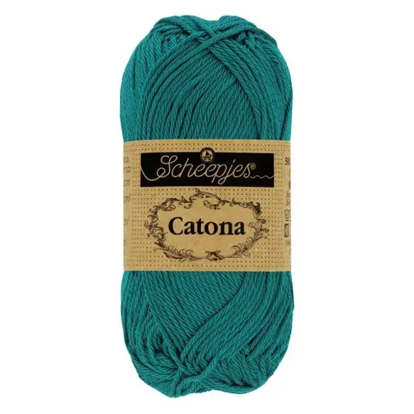 Scheepjes Catona 50g - 401 Dark Teal