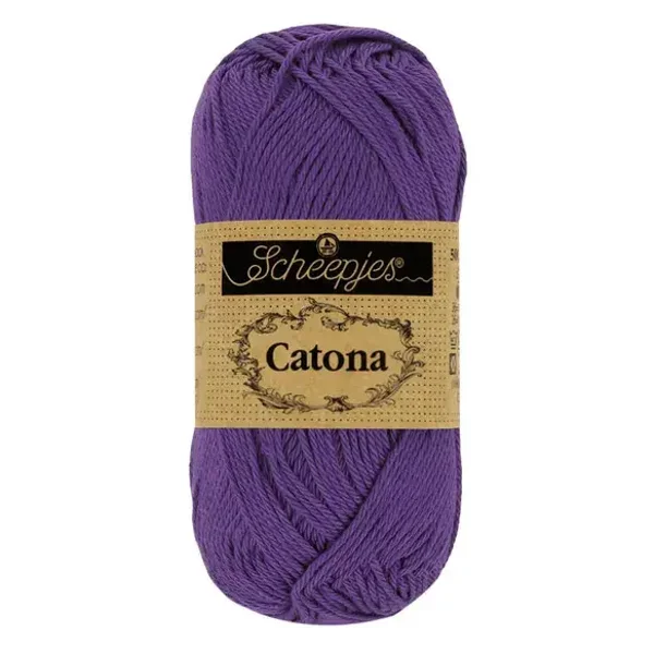 Scheepjes Catona 50g - 521 Deep Violet