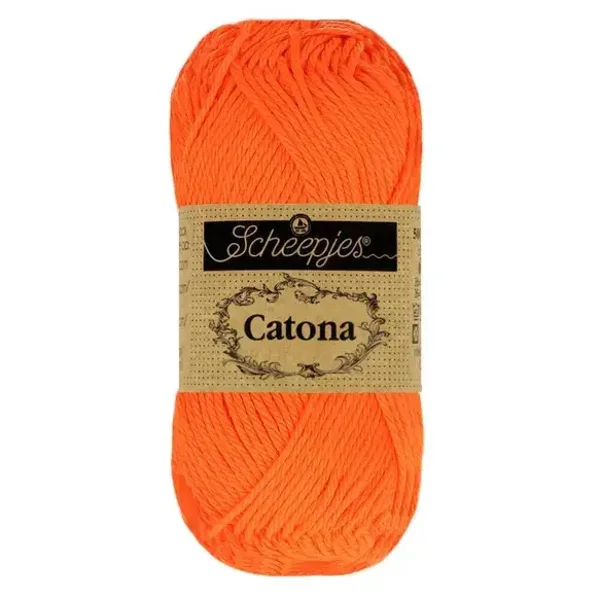 Scheepjes Catona 50g - 603 Neon Orange
