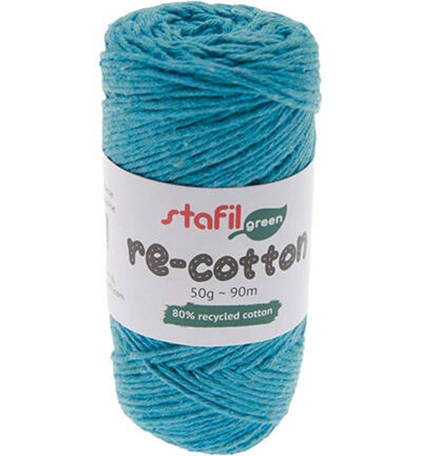 Re-cotton turquoise
