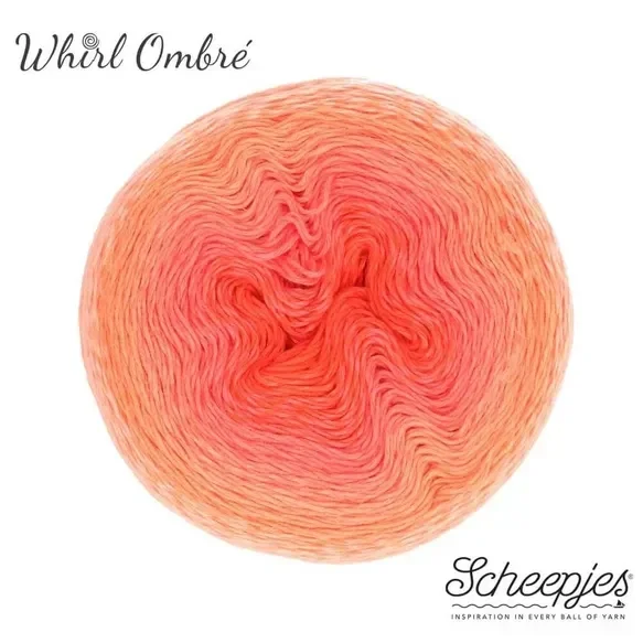 Scheepjes Whirl 1x1000m - 557 Coral Catastrophe
