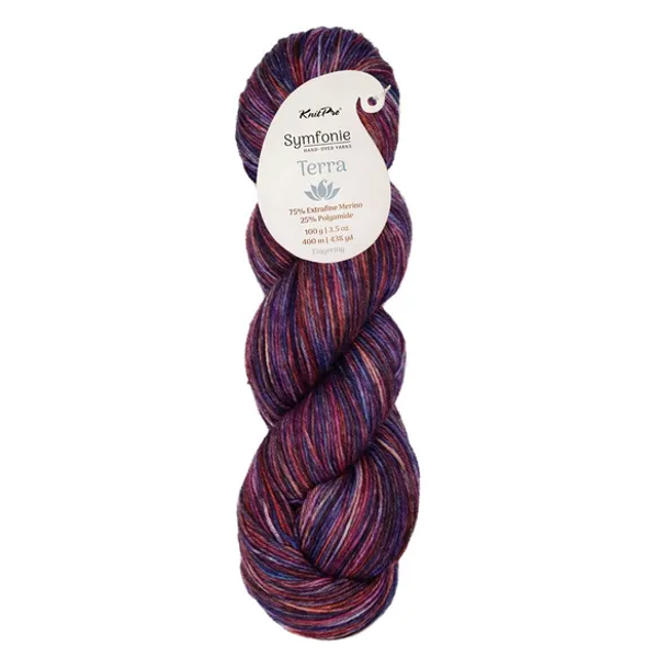 Symfonie Terra Variegated 1x100g - VR2096 Midnight Orchid