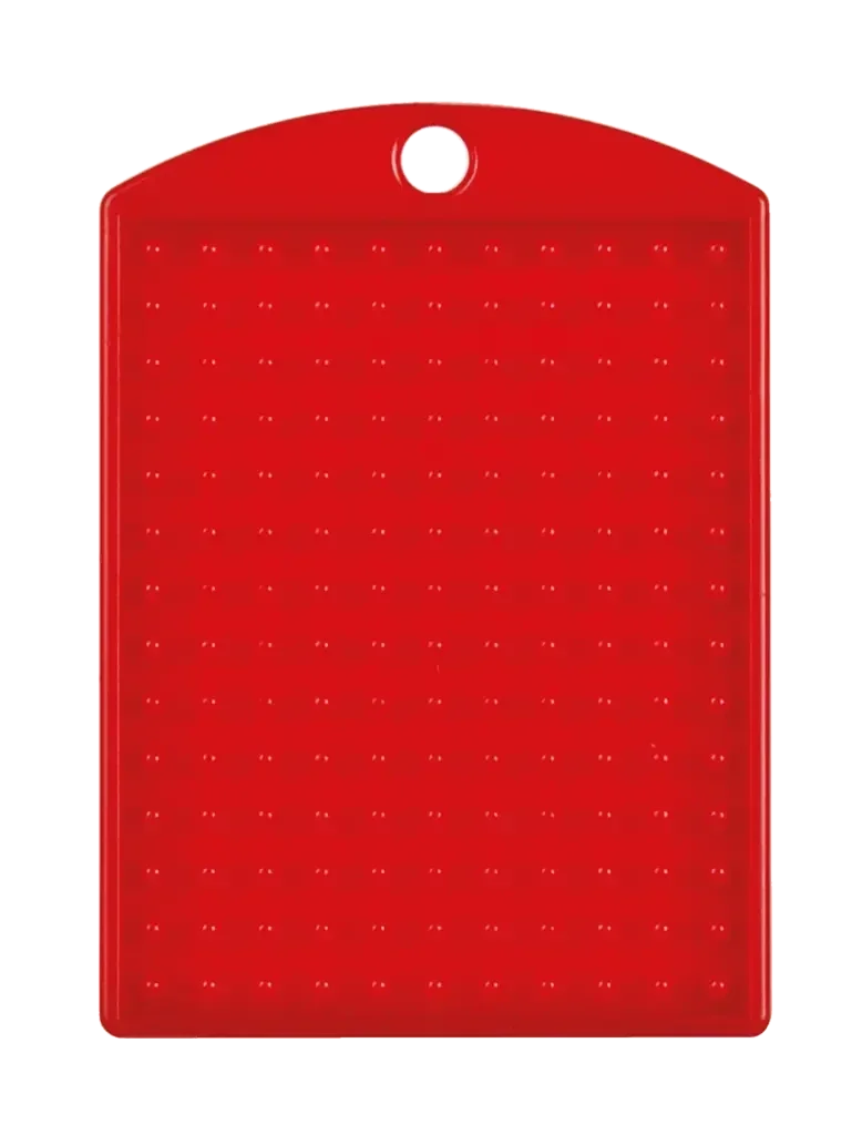 Medaillon gekleurd rood