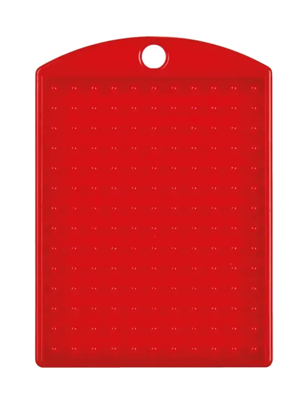 Medaillon gekleurd rood