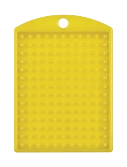 Medaillon gekleurd geel