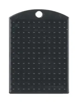 Medaillon gekleurd zwart