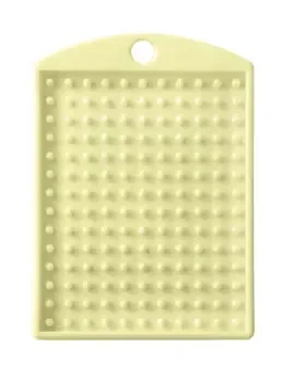 Medaillon pastel geel