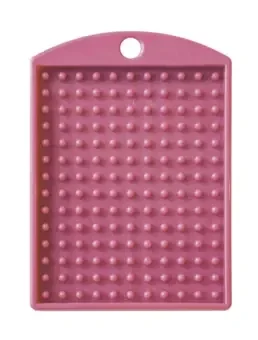 Medaillon gekleurd donker roze