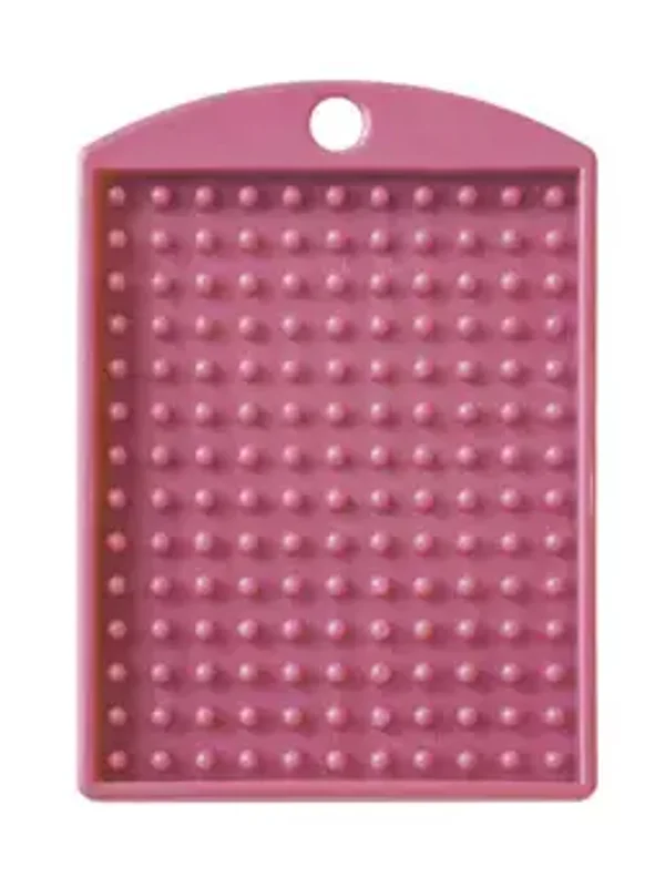 Medaillon gekleurd donker roze