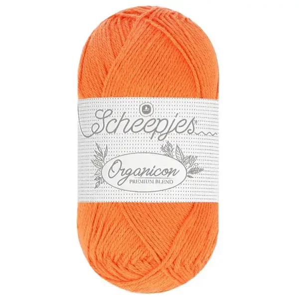 Scheepjes Organicon 50g - 224 Deep Tangerine