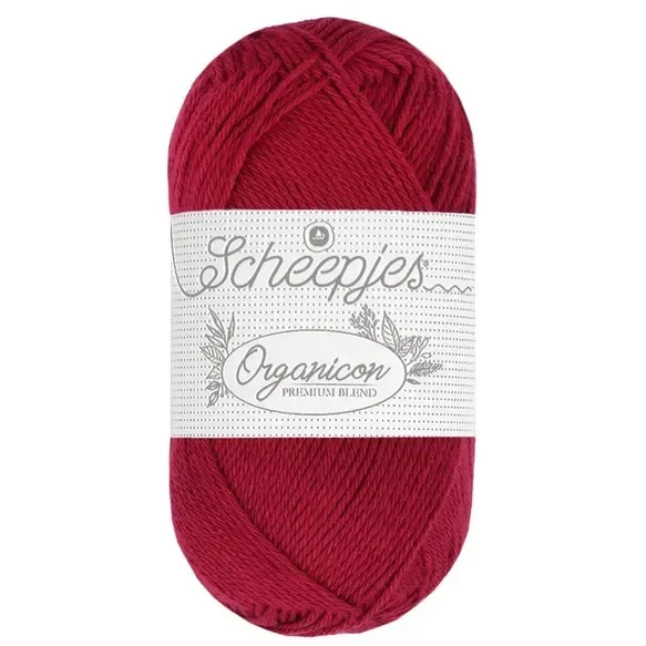 Scheepjes Organicon 50g - 243 Cherry Jam