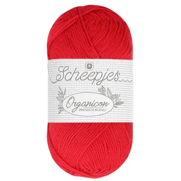 Scheepjes Organicon 50g - 244 Red Rose