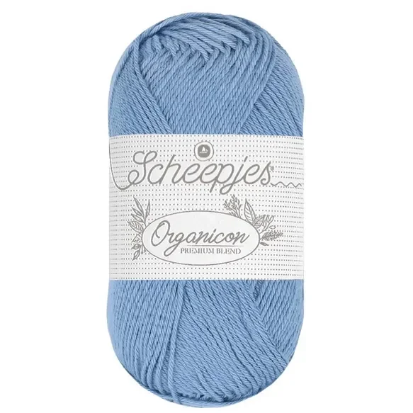 Scheepjes Organicon 50 - 254 Steel Blue
