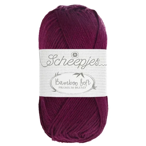 Scheepjes Bamboo Soft 1x50g - 251 Deep Cherry