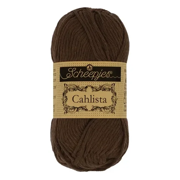 Scheepjes Cahlista 50g  - 162 Black Coffee