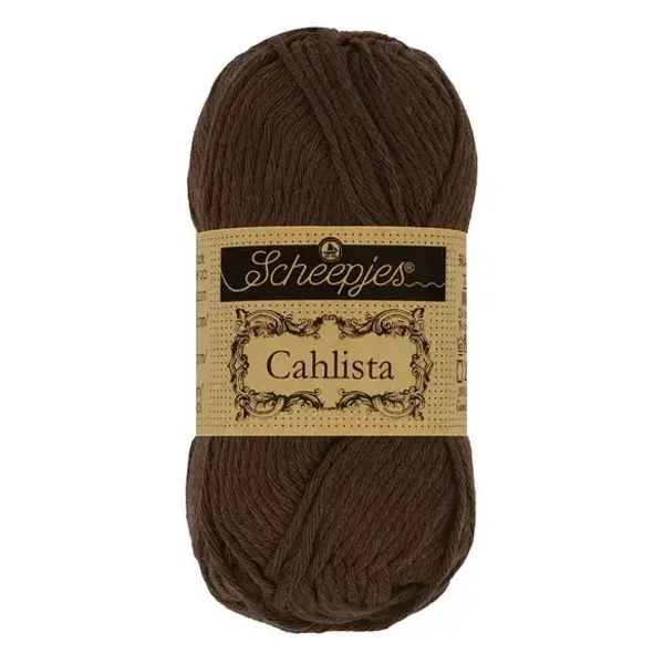 Scheepjes Cahlista 50g  - 162 Black Coffee