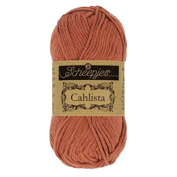 Scheepjes Cahlista 50g  - 504 Brick Red
