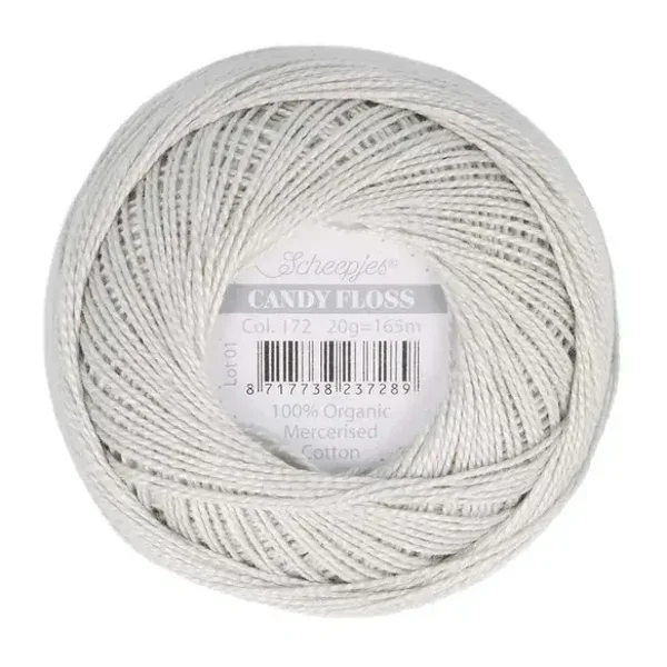 Scheepjes Candy Floss 20g - 172 Light Silver