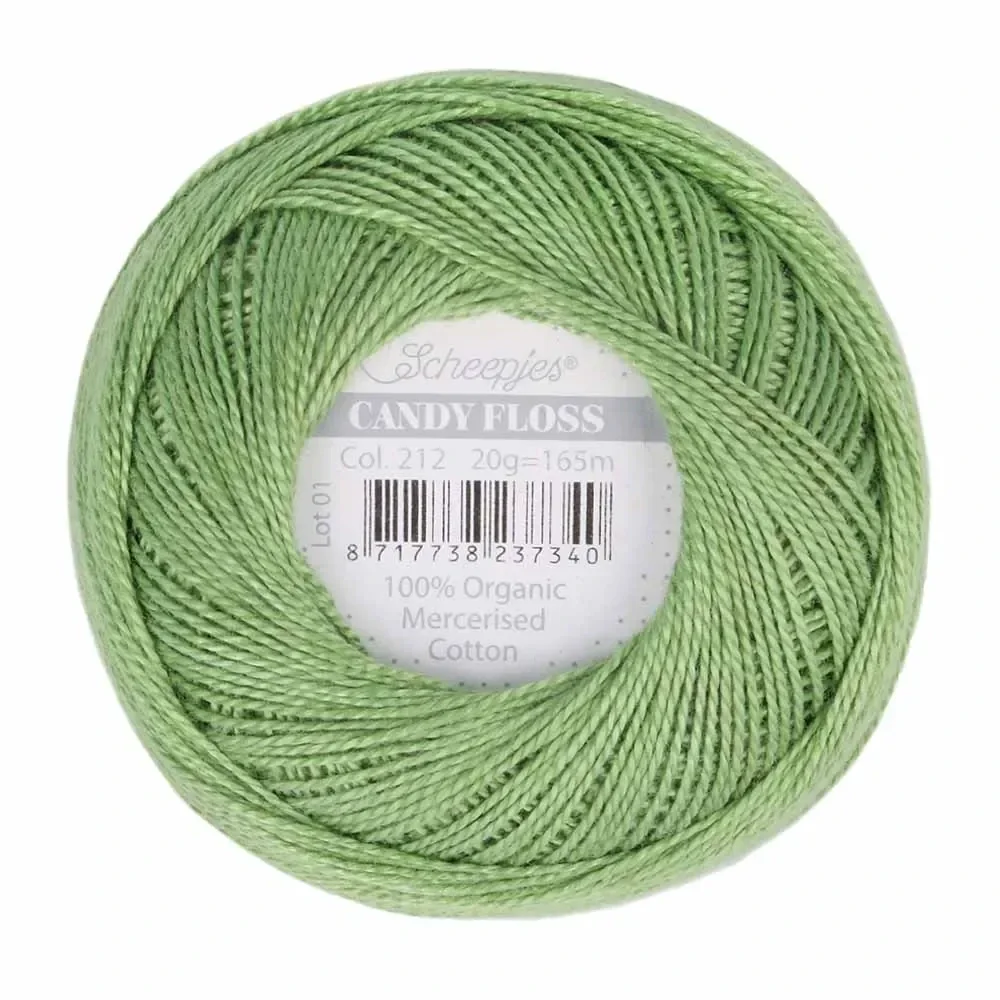 Scheepjes Candy Floss 20g - 212 Sage Green